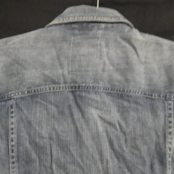 GUESS - Los Angeles | medium | Button-Up Closure | Blue Denim Vest - Picture 11 of 14